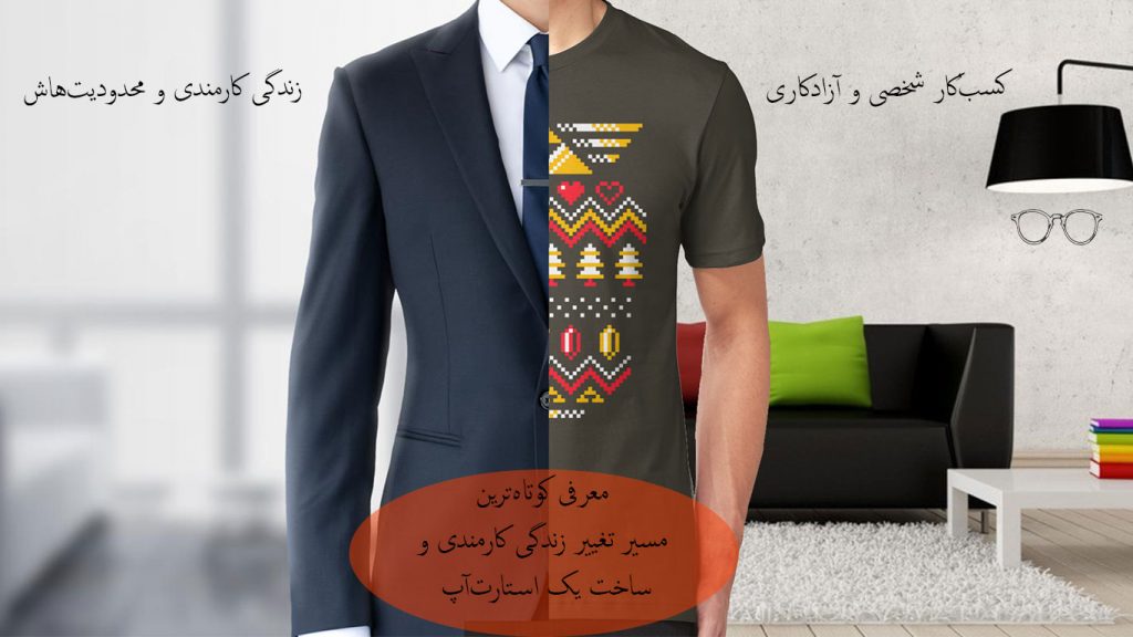 شروع کسبُکار شخصی و پایان دادن به زندگی کارمندی 1 مسیر-شروع-یک-استارت-آپ-و-پایان-زندگی-کارمندی-mohebbidesign