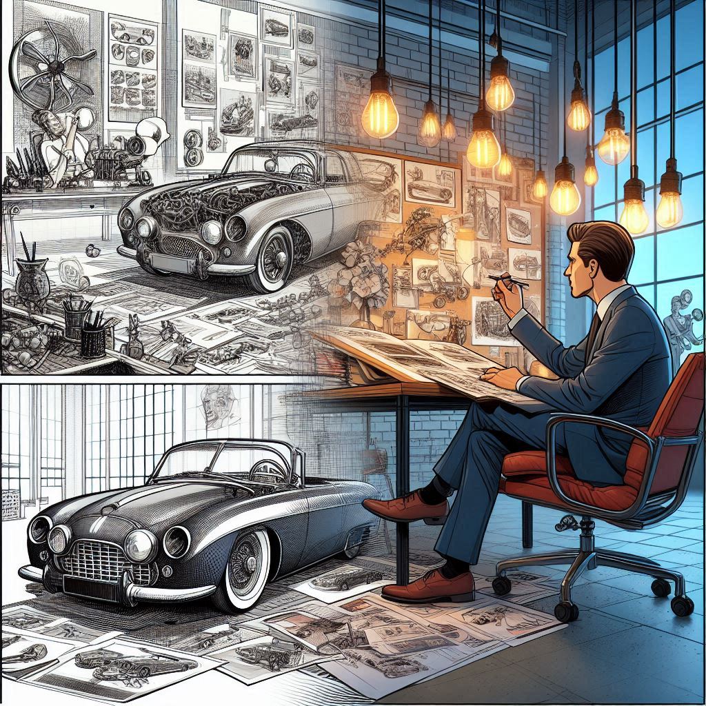 رشته طراحی خودرو🚗: گرایشها، چالشها و آینده خودروسازی 4 خودرو Car design 4 دیزاین کلاب: باشگاه پرورش محصول طراحی خودرو
