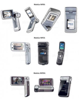 نگاهی به طراحی محصول کالکشن موبایل های نوکیا 8 Nokia N90 N93 and N93i1 317x400 1 دیزاین کلاب: باشگاه پرورش محصول طراحی محصول