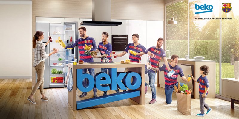 کمپین‌های تبلیغاتی بارسلونا برای برند بِکو | Beko