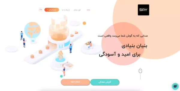 بنیاد و اپلیکیشن SAY 1 say باشگاه پرورش محصول tegory%