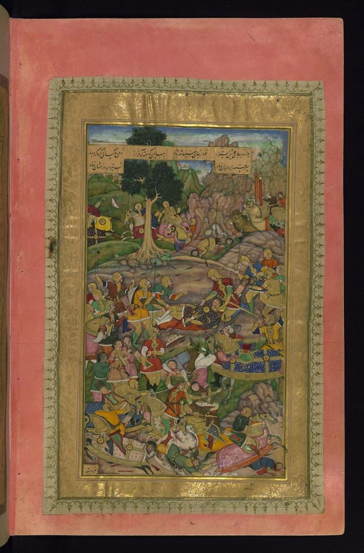 مینیاتور چیست؟ و چگونه به طراحی معاصر الهام میدهد | Miniature 4 800px Dharm Das The Death of Darius Walters W61326B Full Page دیزاین کلاب: باشگاه پرورش محصول تصویرسازی