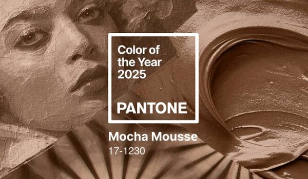 رنگ سال 2025 به انتخاب پنتون PANTONE 17-1230 Mocha Mousse