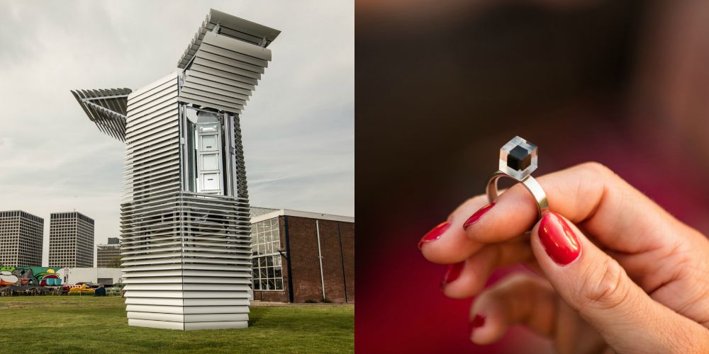 برج تصفیه هوا: تبدیل آلودگی به جواهرات "Smog Free Tower " معرفی برج تصفیه هوای Smog Free Tower تبدیل آلودگی به جواهرات