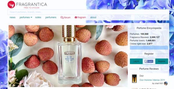وبسایت Fragrantica: دیتابیس جامع دنیای عطرها! ✨ 1 Fragrantica دیتابیس جامع دنیای عطرها! ✨