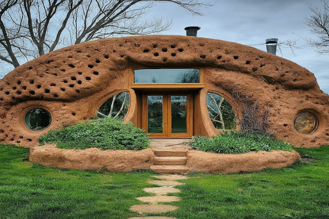 همنشینی مصالح در معماری: راهنمای انتخاب پالت متریال برای نما، فضاهای داخلی و عمومی 2 Earthship سفینهای برای زندگی دیزاین کلاب: باشگاه پرورش محصول معماری