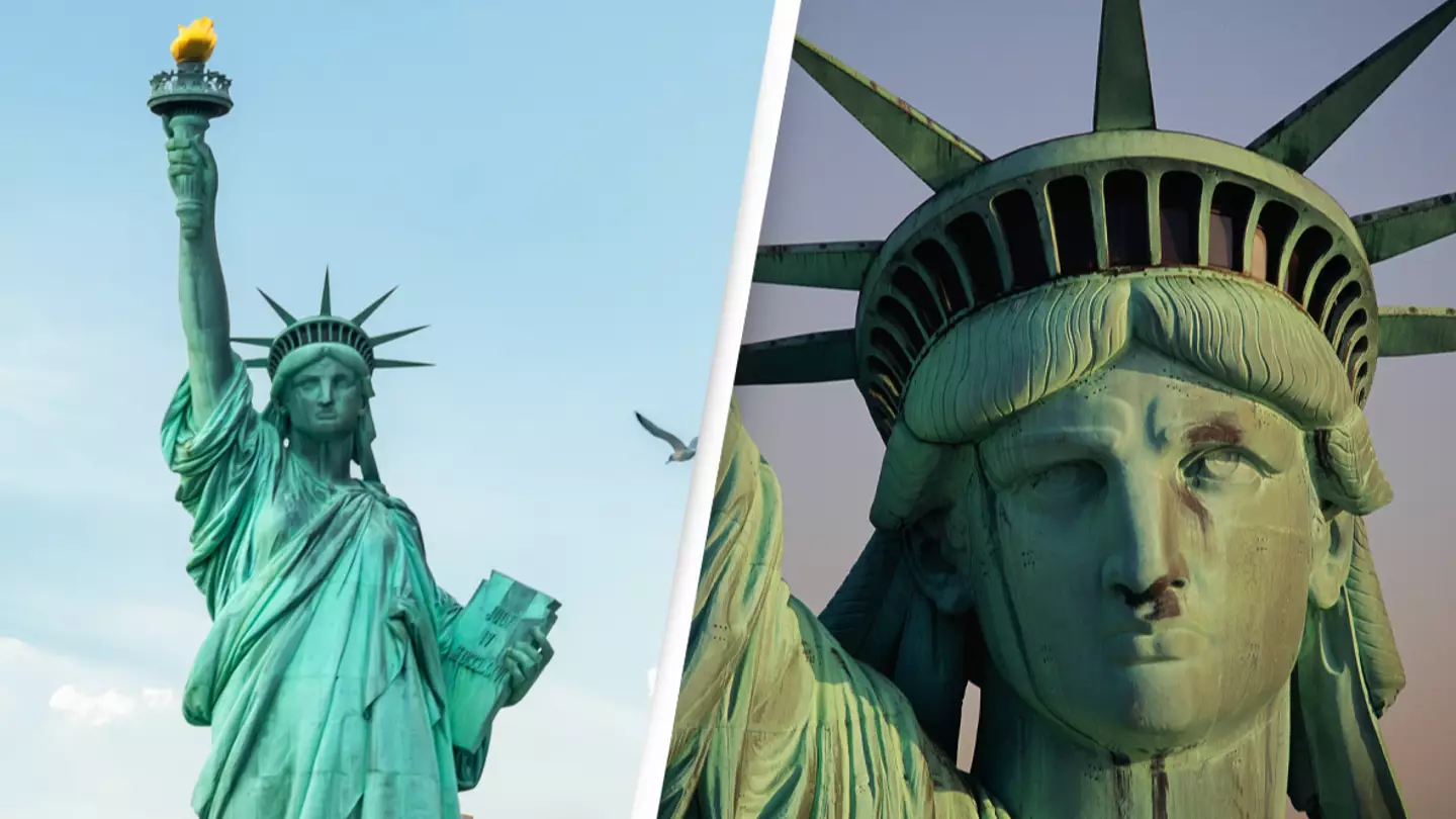 نمادشناسی معروفترین مجسمههای جهان 1 مجسمه آزادی Statue of Liberty دیزاین کلاب: باشگاه پرورش محصول هویت بصری