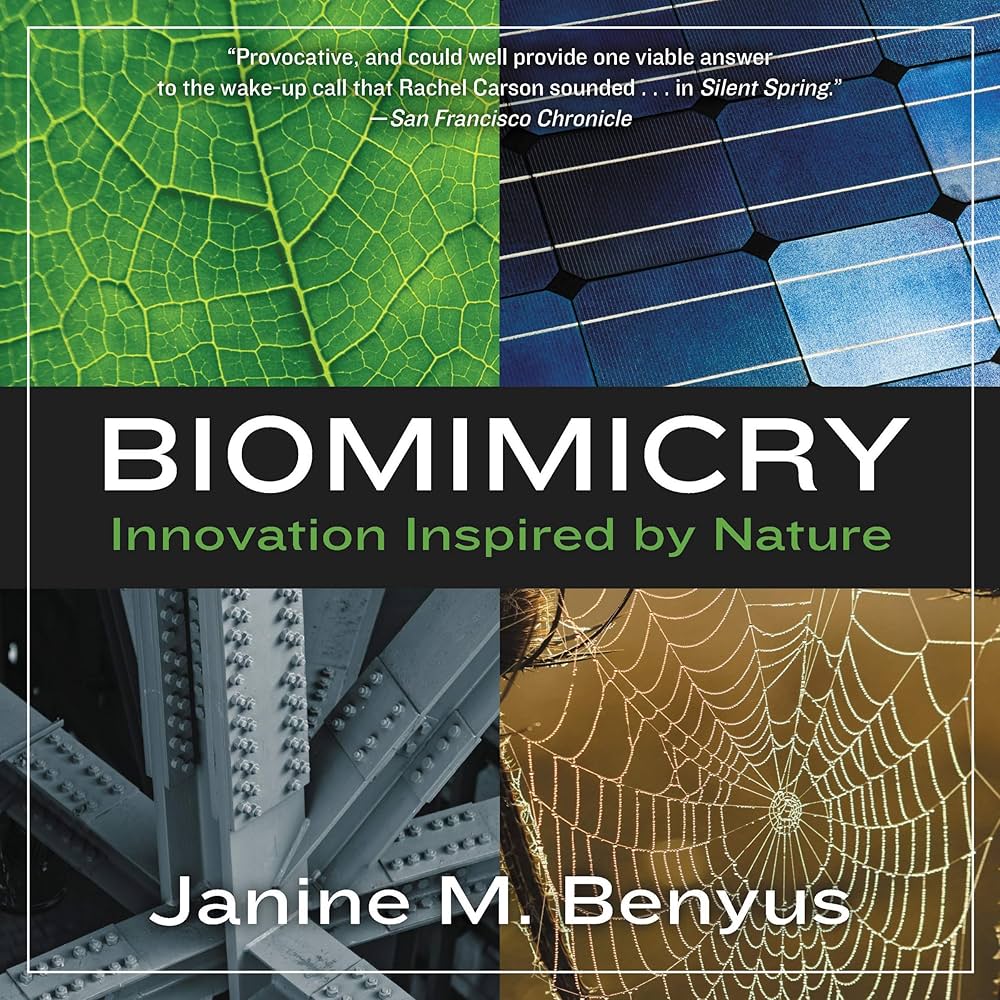 کتاب Biomimicry: Innovation Inspired by Nature (نوآوری الهامگرفته از طبیعت) نوشتهی Janine Benyus 1 Biomimicry Innovation Inspired by Nature این ک دیزاین کلاب: باشگاه پرورش محصول طراحی محصول