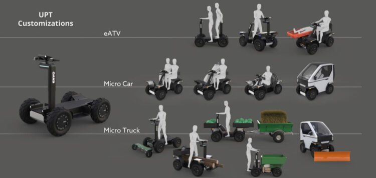 وسیله نقلیه شخصیِ کاربردی (Utility Personal Transporters) 5 نقلیه شخصیِ کاربردی Utility Personal Transporters شرکت کانادایی Envo Drive Systems Utility Personal Transporter UPT 3 دیزاین کلاب: باشگاه پرورش محصول وسایل نقلیه