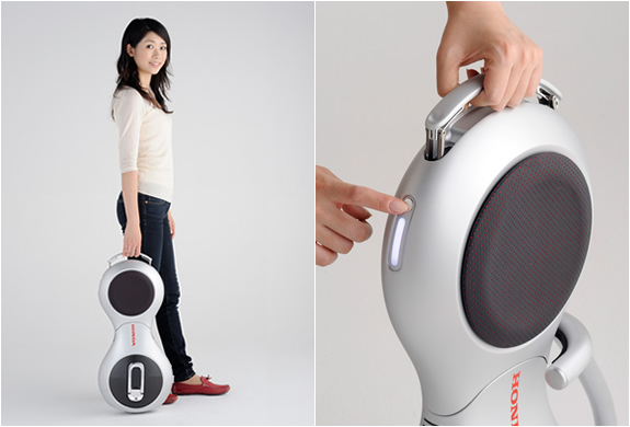 Honda U3 X 2009وسیله نقلیه‌ی تک‌چرخ با تعادل خودکار Self Balancing Unicycle Copy باشگاه پرورش محصول tegory%