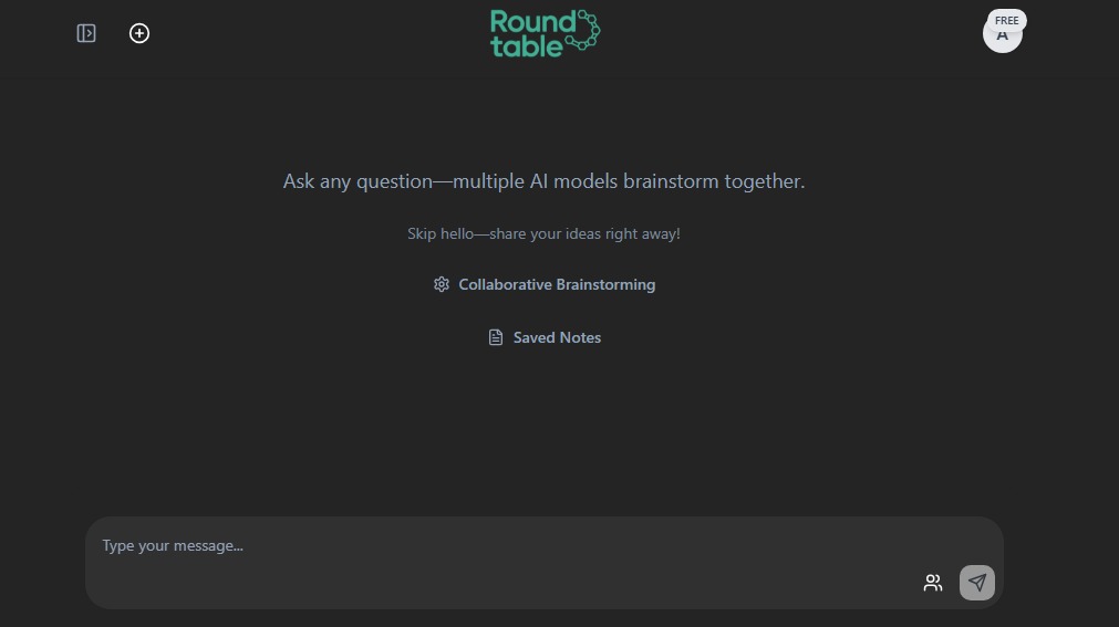 roundtable.now: سالن بحث ماشین های AI - با ویژگی تزریق نقش به هر مدل roundtable 1 باشگاه طراحی و پرورش محصول roundtable.now: سالن بحث ماشین های AI - با ویژگی تزریق نقش به هر مدل